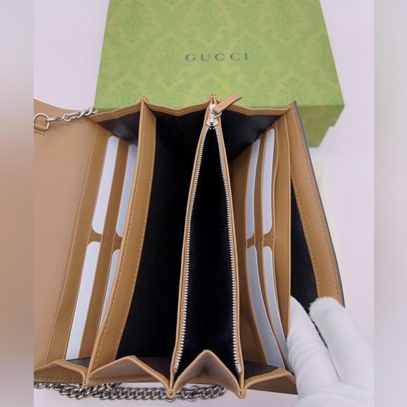 ❌SOLD❌NWT Authentic GUCCI Dionysus Mini Snakeskin Leather Chain Wallet Bag - Picture 10 of 16